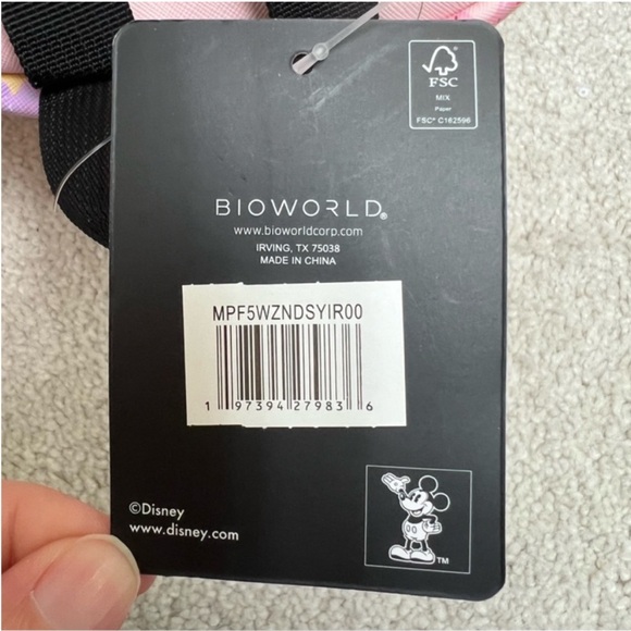 NWT Mickey Minnie Mouse Donut Mini Backpack Purse - Picture 5 of 8